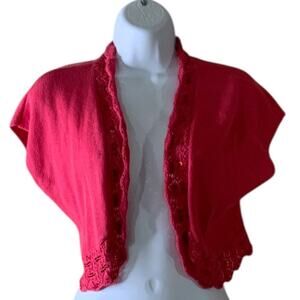 INC International Concept Cardigan Bolero Sweater Womens S Open Front Knit Shrug